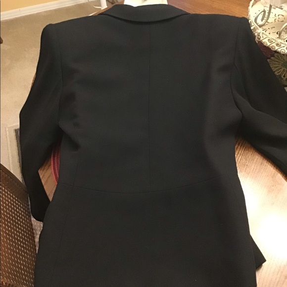 Kasper blazer ASL 8P blazer black lined beautiful coat🍂versatile piece.F - Picture 14 of 14